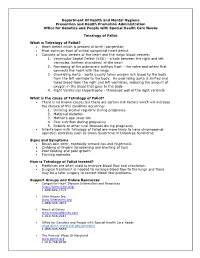 Tetralogy of Fallot