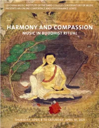 Harmony and Compassion Conference Program