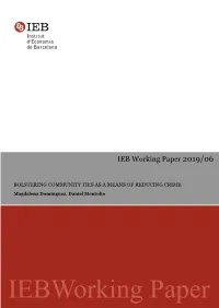IEB Working Paper 2019/06