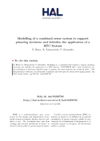 Modelling of a Combined Sewer System to Support Planning Decisions and Initialise the Application of a RTC System E