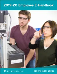 2019-20 Employee E-Handbook 2019-20 Employee E-Handbook