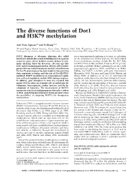 The Diverse Functions of Dot1 and H3K79 Methylation