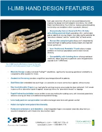 I-LIMB HAND Design Features