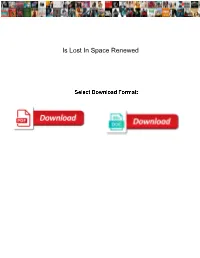 Is Lost in Space Renewed