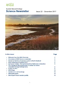 Science Newsletter Issue 22 – December 2017 ______