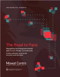 The Road to Paris Navigating the Intergovernmental Path to Our Climate Commitments