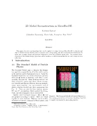 2D Michel Reconstruction in Microboone