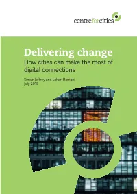 Delivering Change How Cities Can Make the Most of Digital Connections