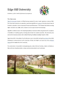 Edge Hill University