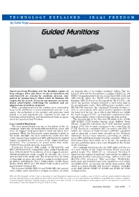 Operation Iraqi Freedom Saw the Baathist Regime of Air Support Due to Its Modest Spalling* Radius