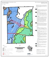 Preliminary Geologic Map of the Buried Bedrock Surface, Wisconsin Geological and Natural History Survey Brown County, Wisconsin Open-File Report 2011-02