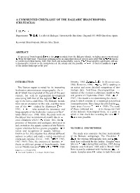A Commented Check-List of the Balearic Branchiopoda (Crustacea)