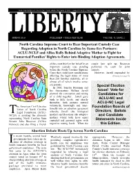 ACLU-NCLF and Allies Rally Behind Adoptive Mother to Fight for Unmarried Families’ Rights to Enter Into Binding Adoption Agreements
