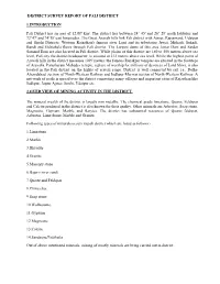 District Survey Report of Pali District