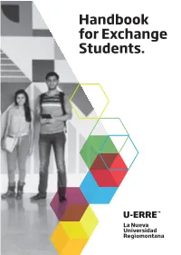 Handbook for Exchange Students