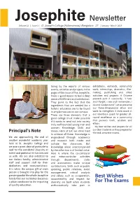 Josephite Newsletter Volume 12 | Issue 3 | St