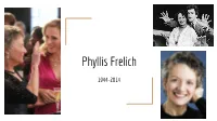 Phyllis Frelich