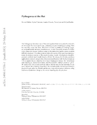 Pythagoras at the Bat 3 to Be 2, Which Is the Source of the Name As the Formula Is Reminiscent of the Sum of Squares from the Pythagorean Theorem