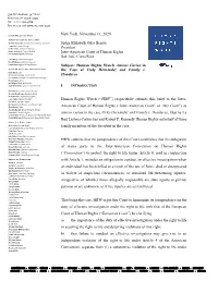 Amicus Curiae in the Case of Vicky Hernández