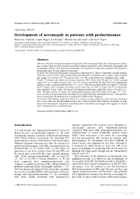 Development of Acromegaly in Patients with Prolactinomas