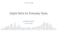 Digital Skills for Everyday Tasks