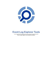Event Log Explorer Tools