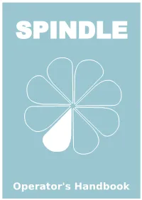 Operator's Handbook Spindle Operator’S Handbook