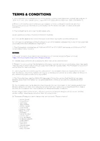 Terms & Conditions