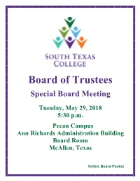 2018 04 24 Regular Board Meeting