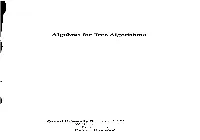 Algebras for Tree Algorithms