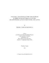Evolving Conceptions of Time and Selfhood in Three Novels by Ursula K
