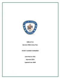 Difficult Run Bacteria TMDL Action Plan PERMIT NUMBER VAR040064 Submitted To