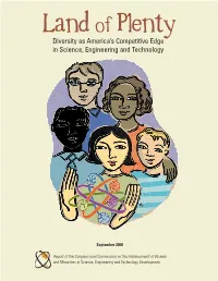 Diversity As America's Competitive Edge in Science, Engineering And