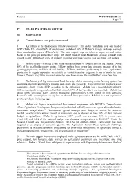 (I) General Features and Policy Framework 1. Agriculture Is The