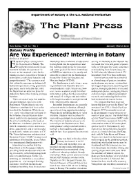 Interning in Botany by Gary A
