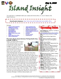 This Publication Is Published Weekly and Contains Information About, For, and of Interest to the Island Workforce