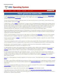 Visión General Del Sistema GNU