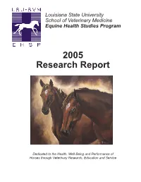 2005 EHSP Research Report