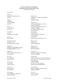 Ravel Compiled by David Barker