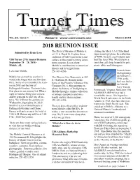 2018 REUNION ISSUE the History Museum of Mobile Is Cluding the Mach 3 A-12 Blackbird Submitted by Ernie Loos at 111 S