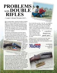 Problems with Double Rifles