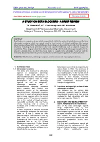 A Study on Beta Blockers - a Brief Review Tv