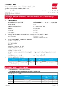 Safety Data Sheet: Cyclohexane