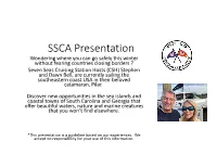 SSCA Presentation