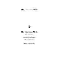 The Charisma Myth