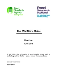The Wild Game Guide