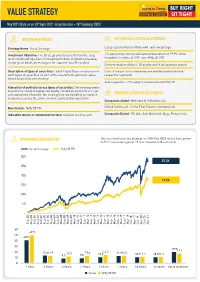 Value Strategy Note 04-05-2021