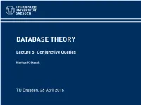 Conjunctive Queries