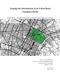 Gaming the Introduction of an Urban Road Charging Scheme