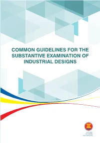 ASEAN Common Guidelines for the Substantive Examination Of